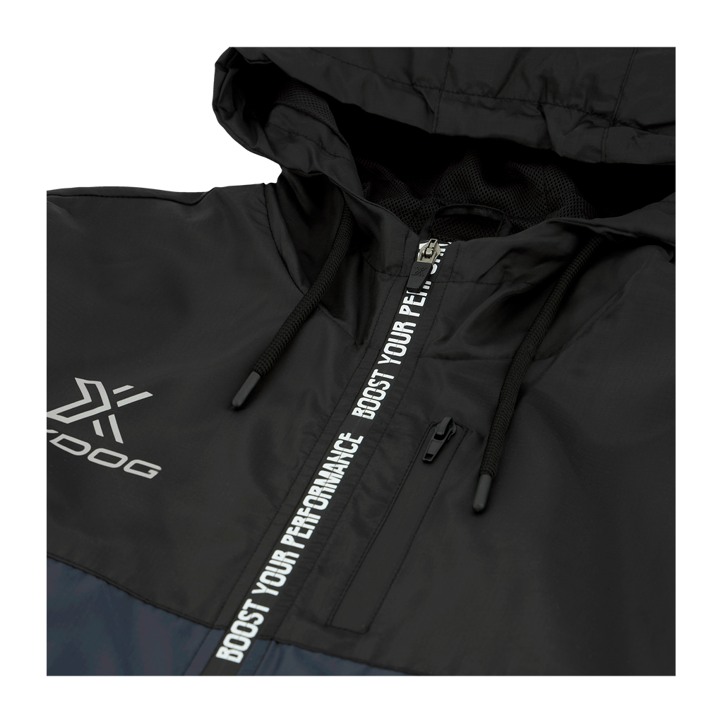 CORTAVIENTOS LIGERO BOOST Negro/Gris
