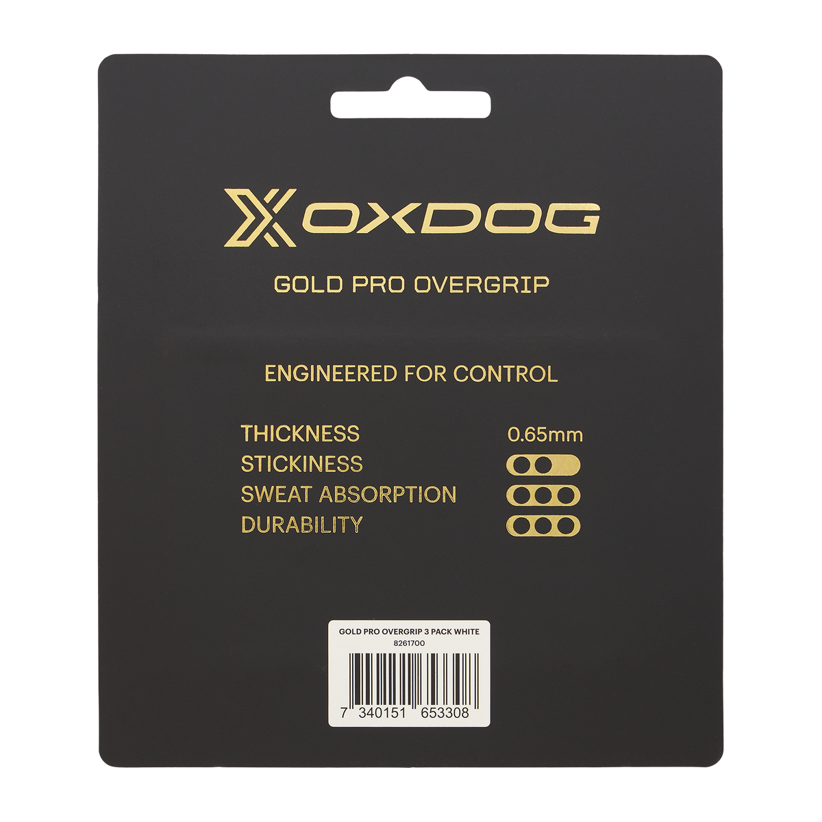 GOLD PRO OVERGRIP (x3)