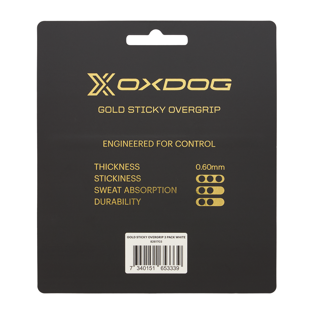 GOLD STICKY OVERGRIP (x3)