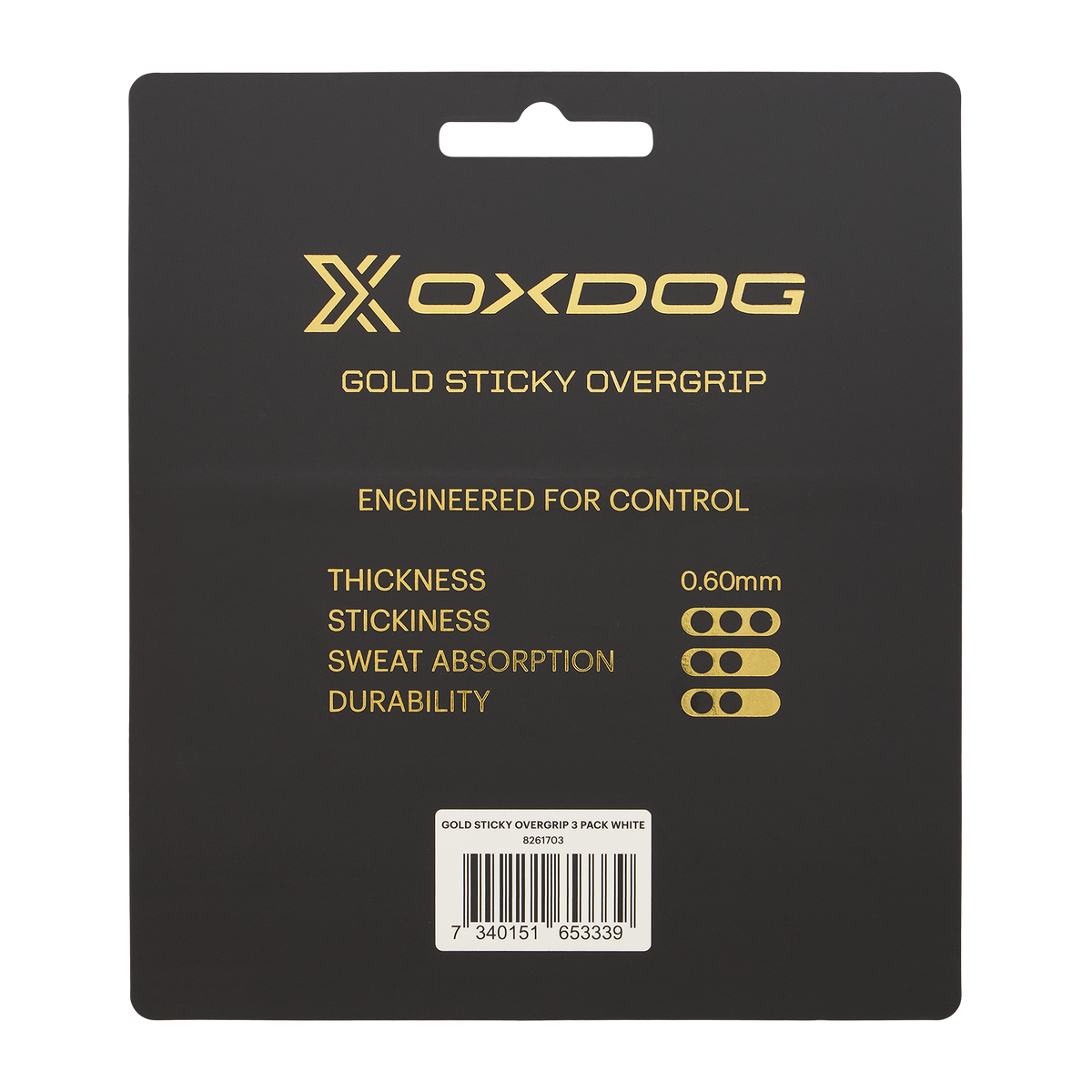GOLD STICKY OVERGRIP (x3)