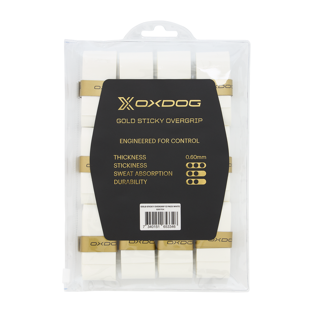 GOLD STICKY OVERGRIP (x12)