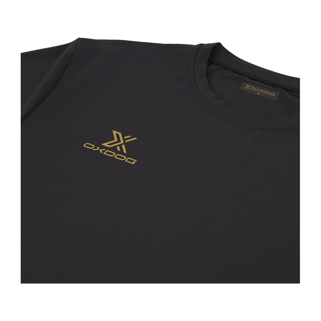 CAMISETA DELTA Negro/Oro