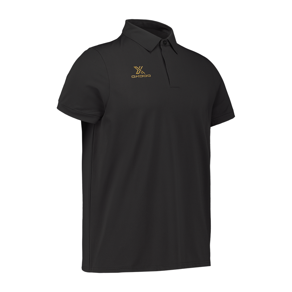 POLO DELTA Negro/Oro