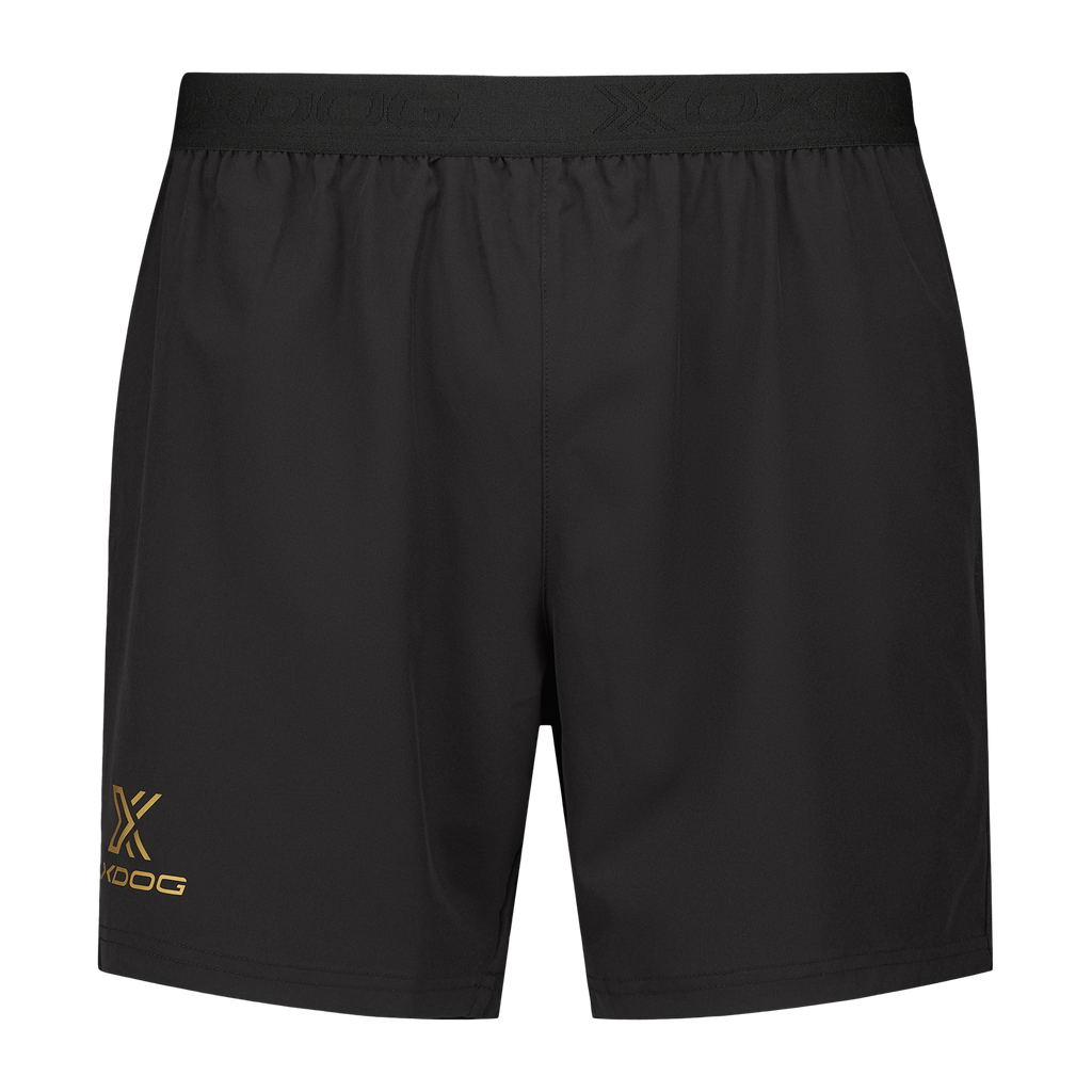 PANTALONES CORTOS COURT Negro/Oro