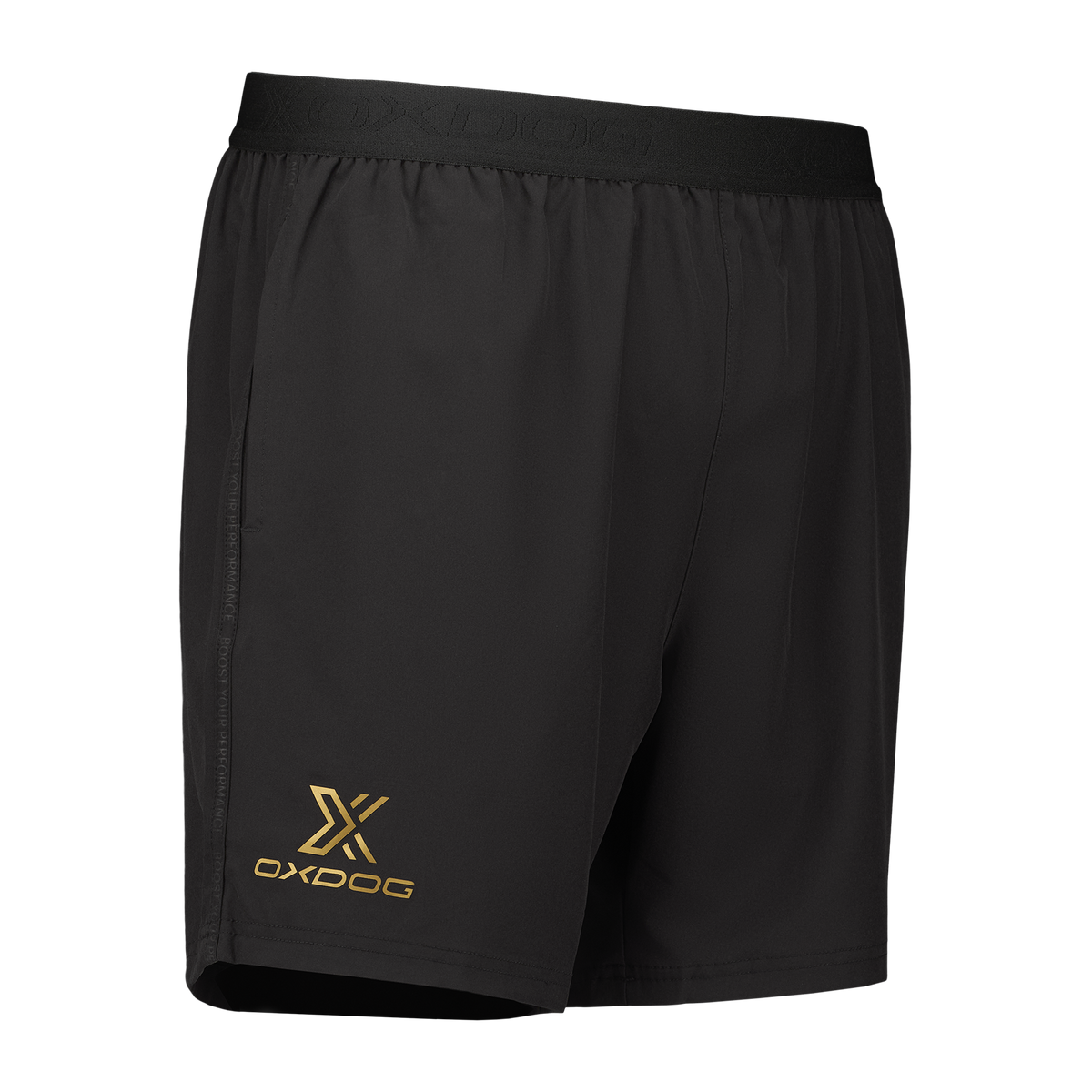 PANTALONES CORTOS COURT Negro/Oro