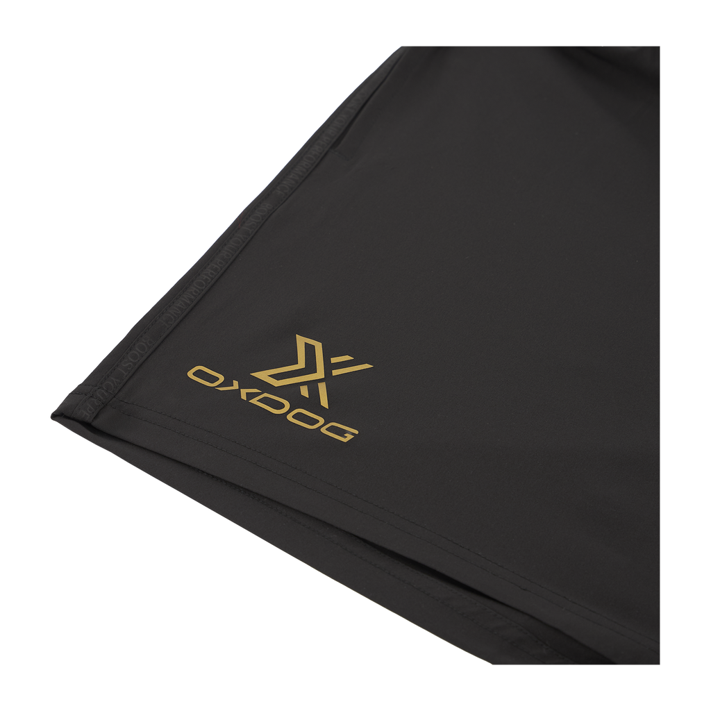 PANTALONES CORTOS COURT Negro/Oro